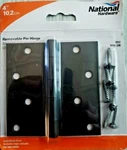 Nos National Hardware N241-208 V512 Satin Black Steel 4" Removable Pin Hinge. Fixed Price $6.49.