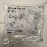 Ikea Komplement 130 Soft Close Package Hinges - Article 002.145.05. Fixed Price $29.99.