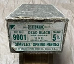 Chicago Simplex Heavy Duty 5 Double Acting Spring Hinge, New Open Box, Vintage. Fixed Price $40.00.