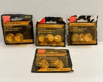 Lot Of New Stanley Solid Brass 3/4" Flush Finger Sliding Door Pull 4/PK. Fixed Price $15.00.