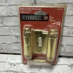 Everbilt Double Action 3" Spring Hinge, Brass Finish 221, Brand New. Fixed Price $9.99.