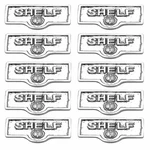 10 Switch Plate Tags Shelf Name Signs Labels Chrome Brass Renovator's Supply. Fixed Price $129.99.