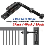 2-8PCS 7 Inch Heavy Duty Bolt On 3/4" J Gate Hinge M20 Thread Ball Bearing. Fixed Price $45.99.