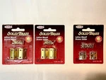Lot Of Pkgs Ives Solid Brass Butt Hinges (2) 1" & (1) 3/4"X 11/16"NOS. Fixed Price $10.99.