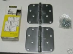 Stanley Round RD758 4" Residential Hinge Satin Chrome. Fixed Price $19.95.