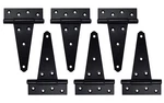 6 Inch T-strap Shed Door Hinges Heavy Duty,black Tee For Wooden Fences,.... Fixed Price $36.97.