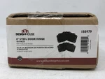 Design House 188979 4" Steel Door Hinge 10 Pack Matte Black Finish. Fixed Price $22.50.