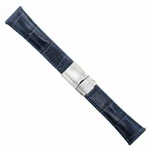 Leather Strap For Rolex Daytona 16518 16519 16520 Watch Blue Short Steel Clasp. Fixed Price $49.95.