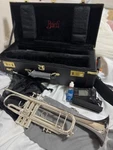 Bach Stradivarius Trumpet 180ML37SP Silver Bb Mouthpiece Tuner Brass Instrument. Fixed Price $2949.00.