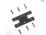 Renovators Supply Manufacturing Black Cabinet Hinge 3.5 With Hardware 1/3. Fixed Price $12.99.
