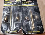 2- Stanley Hinge Tip Kit, 80-0215, CD751 ( Solid Brass, Cone, New Old Stock. Fixed Price $10.00.