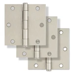 Miseno MDH3523 3-1/2X3-1/2 Plain Bearing Square Corner Door Hinge 3-PACK Nickel. Fixed Price $12.74.
