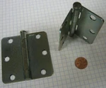 Stanley #SP1751 Screen Door Hinges, 3"X3", Zinc Plated. Fixed Price $9.95.