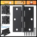 30 Pack Matte Black Door Hinges 3.5 X Inch Interior 1/2. Fixed Price $74.99.