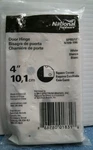 National Hardware 4" Door Hinge, Square Corner, White (N109-186) Fs. Fixed Price $12.00.