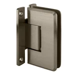 Crl Cologne 037 Hinge Brushed Nickel Wall Mount 3/8" To 1/2" Glass. Fixed Price $51.36.
