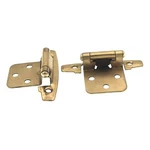 Pair Hickory Hardware P9296 Solid Brass Self-closing Flush Face Cabinet Hinges. Fixed Price $13.74.