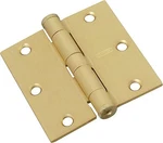 4PK Stanley Architectural Square Corners 3.5" Satin Brass Door Hinges S820-555. Fixed Price $24.00.