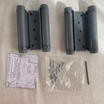 Bommer 3029S-5-600 Set Of Double Action Spring Hinge Full Mortise Gray. Fixed Price $90.00.
