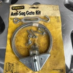 Stanley Anti Sag Gate Complete Kit Rust Resistant Steel Zinc Plated New Sealed. Fixed Price $28.00.