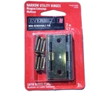 (new) 2 Pack Everbilt Narrow Utility Hinges Satin Brass Finish 613 568. Fixed Price $8.99.