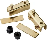 Glass Door Pivot Hinge, Polished Brass Pair. Fixed Price $10.18.