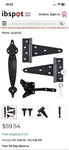 Sankins Gate Hardware Kit Heavy Duty. Fixed Price $32.00.