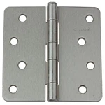 Gliderite Brushed Satin Nickel Door Hinges 1/4" Radius 4014-SN-1. Fixed Price $5.99.