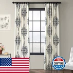 Hpd Half Price Drapes Floral Damask Printed Curtains 108 Inches. Fixed Price $118.95.