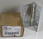(5) National N140-723 4" Non-removable Pin Broad Hinge Zinc Plated Box Of. Fixed Price $24.28.