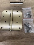 Baldwin 1140050I Plain Bearing Mortise Door Hinge, Satin Brass And Black- Read. Fixed Price $26.99.