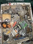Wholese Bulk 4 Lbs Assorted Hardware Hinges Screws Bolts & Other Misc Stuff. Fixed Price $8.99.