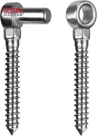 Gate Hinges, 304 Stainless Steel Wood Hinge, M12 Hook And Eye Parti. Fixed Price $19.30.