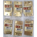 Gate House 0308909 4-IN Satin Brass Mortise Replacement Door Hinges Lot Of 6. Fixed Price $24.00.