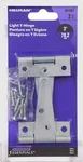 Hillman Hardware Essentials 851667 Light T-hinges Zinc 3" -2 Pack. Fixed Price $6.99.