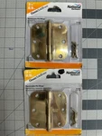 Nos 2-PACK Lot National Hardware N197-756 Door Hinge 3-1/2" Brass 5/8" Radius. Fixed Price $19.12.