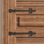 Renovators Supply Black Decorative Heavy Iron Door Strap Dummy Hinges Pack Of 2. Fixed Price $41.99.