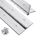 Heavy Duty Piano Hinge 30 Inch Stainless Steel Continuous Door 2 Pack. Fixed Price $66.57.