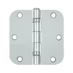 Deltana S35R4BB26 3.5" X Ball Bearing 1/4" Radius Corners Hinge, Pair, Chro. Fixed Price $9.25.