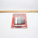 (3-PK) Everbilt Security Door Hinges Chrome 5/8 Radius X 3-1/2 806 285. Fixed Price $11.62.