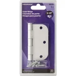 Hardware Essentials 5/8" Round Corner Door Hinge White (3-1/2"). Fixed Price $7.50.