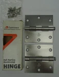 Lawrence 125002702 Full Mortise Residential Hinges 3.5 X Satin Chrome 103C. Fixed Price $24.95.