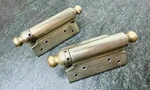 Vintage Chicago Triplex Spring Hinges Copper Finish 4X3.4 Double Action Pair. Fixed Price $42.00.