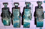 4 Vintage Car Restoration Wittek Tower Hose Clamps 1970'S Blue Paint Mixed Lot. Fixed Price $54.95.
