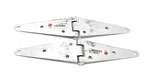 Lot Of National Hardware N128-074 Heavy Strap Hinge 6" Zinc Plated 2.43" X. Fixed Price $28.45.