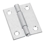 National Hardware N146-159 Zinc Plated Flush/full Inset Narrow Hinge 2 In.. Fixed Price $8.87.