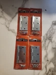 New Everbilt Utility Hinge 3-1/2 Zinc Plated 240-885 Pack Set Includes Screws. Fixed Price $13.99.