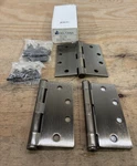 Deltana S45U5 Commercial 4.5" X Plain Bearing Mortise Hinge - 6 Pack *read*. Fixed Price $26.99.