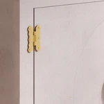 Door Hinges Scalloped Flush Cabinet Solid Brass Folding. Fixed Price $17.99.