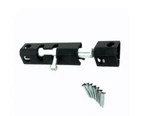Fenix 6 In. Black Metal Security Bolt Heavy Duty Sliding Gate Latch. Fixed Price $18.00.